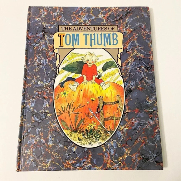 Vintage 1984 The Adventures of Tom  Thumb by Helene Fatou Octopus Book - Picture 1 of 10